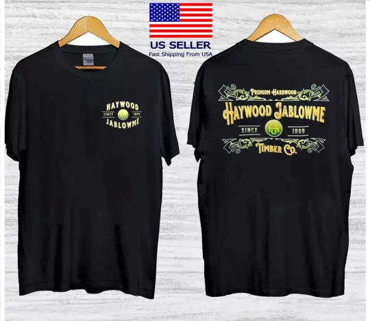Discover Haywood Jablowme Timber Co Double Sided T-Shirt, Funny Hardwood Shirt