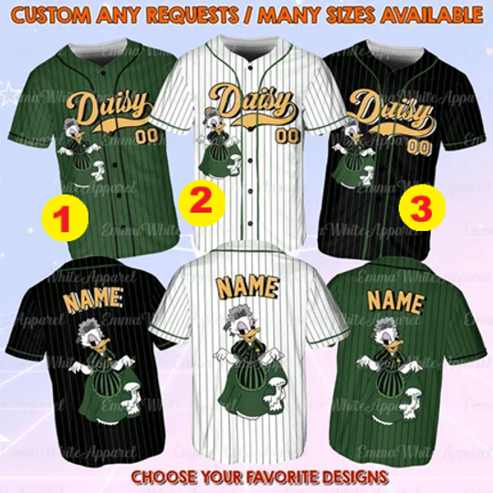 Mickey And Friends Haunted Mansion Daisy Halloween Jersey, Haunted Mansion Mickey And Friends Jersey, Daisy Cosplay Haunted Mansion Costume