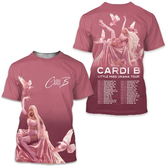 Cardi B Little Miss Drama Tour Shirt