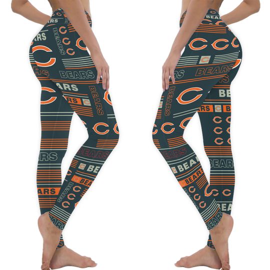 Chicago Bears Women's Team Football Leggings