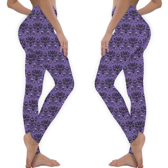 Haunted Mansion Costume, Haunted Mansion Leggings, Haunted Mansion Cosplay, Disney Haunted Mansion, Run Disney Leggings, Halloween Leggings