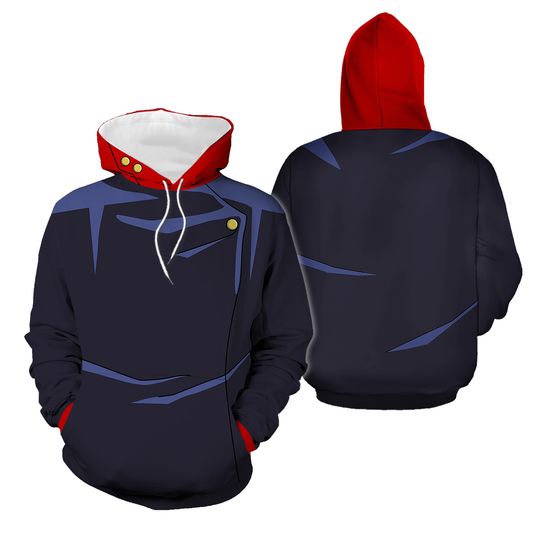 Jujutsu Satoru Satoru Yuji Itadori 3D Hoodie