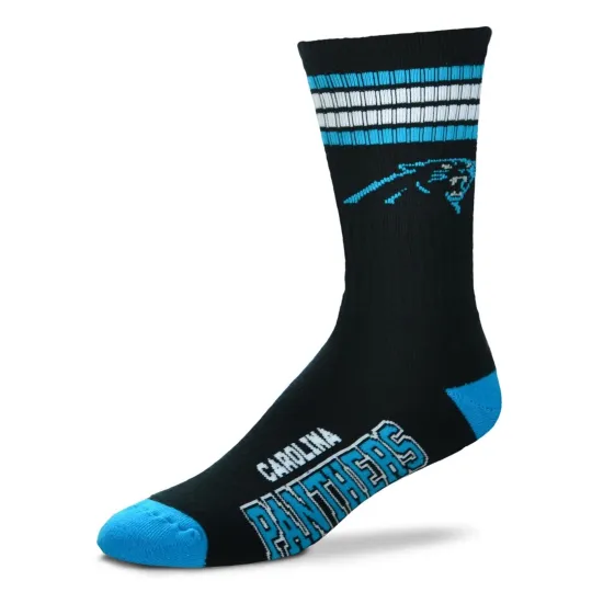 Discover Carolina Football Team Panthers Socks