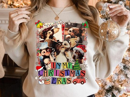 Gremlins In My Christmas Eras Shirt, Gremlins Christmas, Gremlins Movies Shirt, Gremlins Gizmo Inspired Tee, Christmas Gift