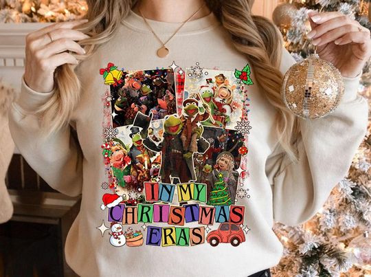 The Muppet Christmas Carol In My Christmas Eras Shirt, Merry Christmas Shirt, Cartoon Movies Shirt, Gonzo And Friends Shirt
