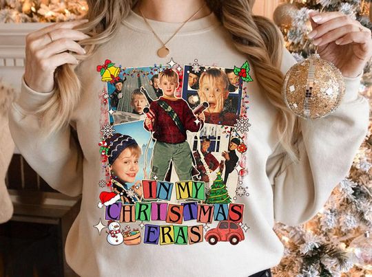 Discover Christmas Movie Shirt, In My Christmas Eras, Xmas Movie Shirt, Christmas Vacation, Holiday Movie Tee, Merry Christmas Shirt