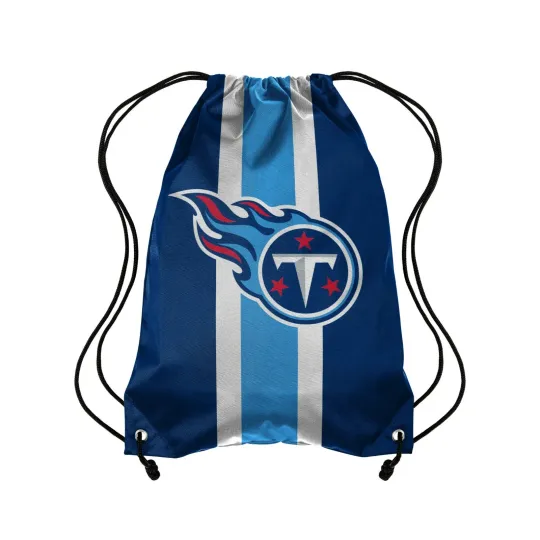 Discover Tennessee Titans Team Stripe Drawstring Back Pack FREE SHIP!!