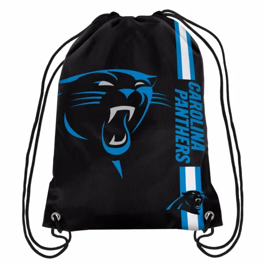 Carolina Panthers Football Team Drawstring Bags