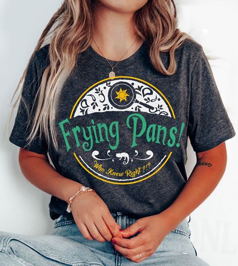 Discover Vintage Frying Pans Who Knew Right Shirt Disney Tangled Flynn Rider T-shirt Birthday Boy Girl Tee, Walt Disney World Trip Disneyland Outfits