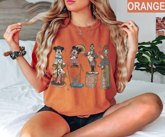 Discover Vintage The Haunted Mansion Comic Shirt,Retro Disney Halloween Shirt, Haunted Mansion Shirt, The Haunted Mansion 1969, Halloween Family Tees