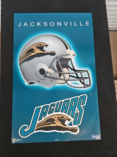 Jacksonville Jaguars 1994 Football Poster Jags Debut 1995 Season Rare Vertical Matte Poster