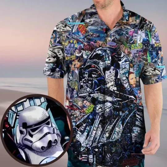 Discover Star Wars Darth Vader Hawaiian Shirt, Disney Movie Shirt