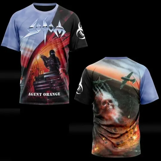 Discover SODOM Agent Orange Male Allover T-Shirt Short Sleeve 3D Shirt