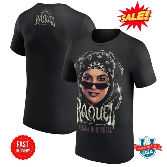 Discover Men_s Black Raquel Rodriguez Portrait Reprint 2025 3D T-Shirt S-5XL
