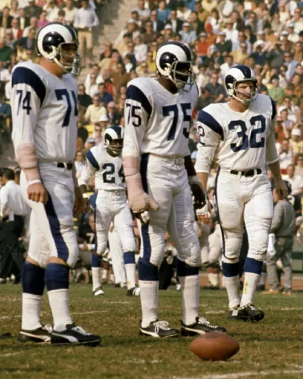 Discover Los Angeles Rams Merlin Olsen & Deacon Jones Poster