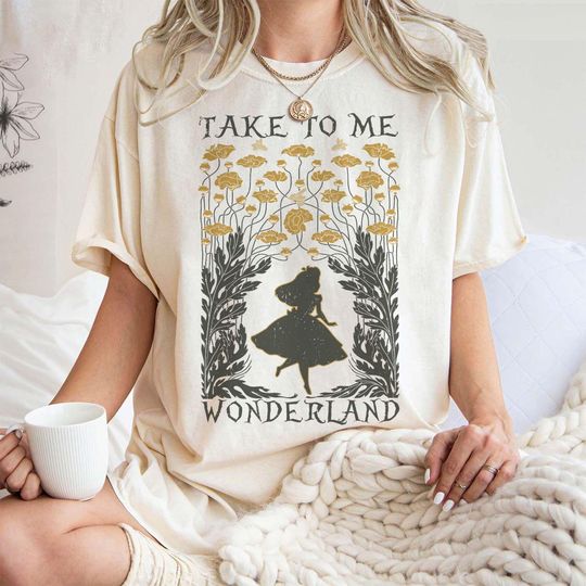 Discover Retro Alice In Wonderland Watercolor Shirt, Retro Disney Shirt, Alice Shirt, Disney World Shirt, Disney Movie Shirt, Disneyland Trip