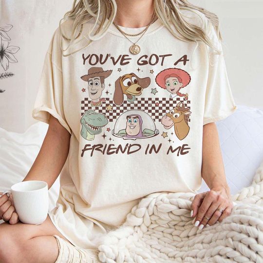 Discover You've Got A Friend In Me Toy Story Shirt, Disney Shirt, Disney Toy Story Shirt, Friends Shirt, Vintage Disney T-shirt