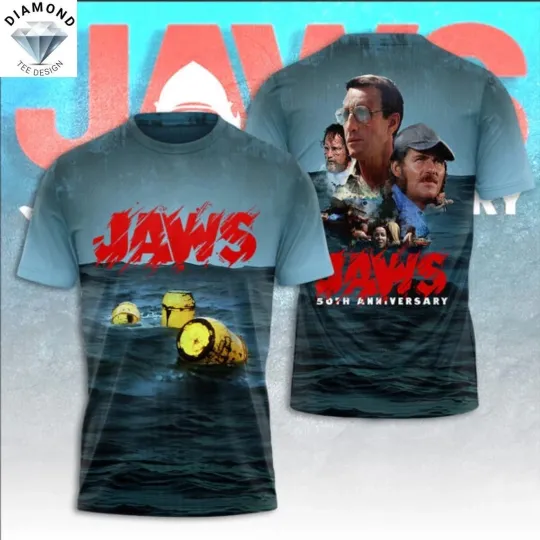 Jaws 50th Anniversary 3D T-Shirt