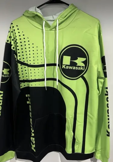 Discover Kawassakii hoodie men’s new Green Black