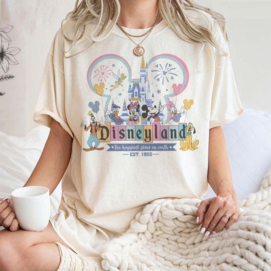 Discover Disneyland Est 1955 California Shirt, Vintage Disneyland Shirt, Happiest Place On Earth Shirt, Vintage Disney Shirts, Retro Disney Shirt