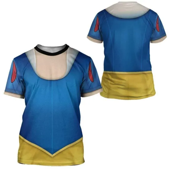 Snow White Princess Cosplay Costume Halloween Christmas Tshirt 3D Printed