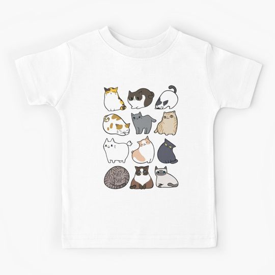 Discover Cats Cats Cats Kids T-Shirt