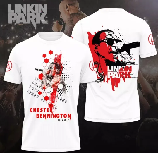 Discover Linkin Park X Chester Bennington 3D T-Shirt