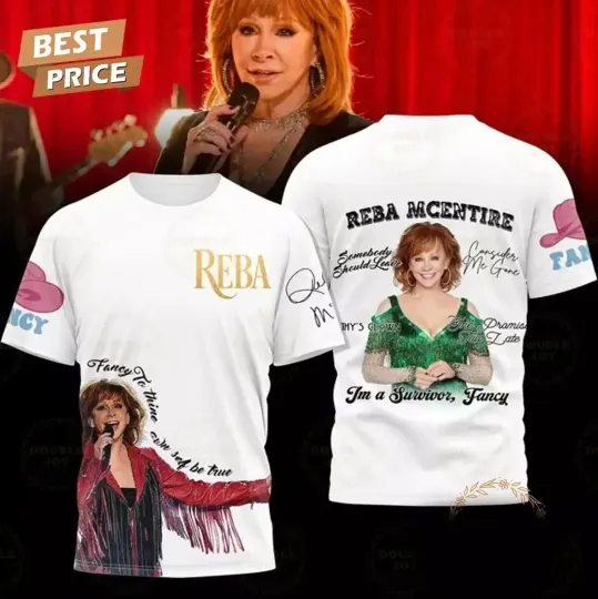 Reba McEntire I’m A Survivor, Fancy 3D T-Shirt