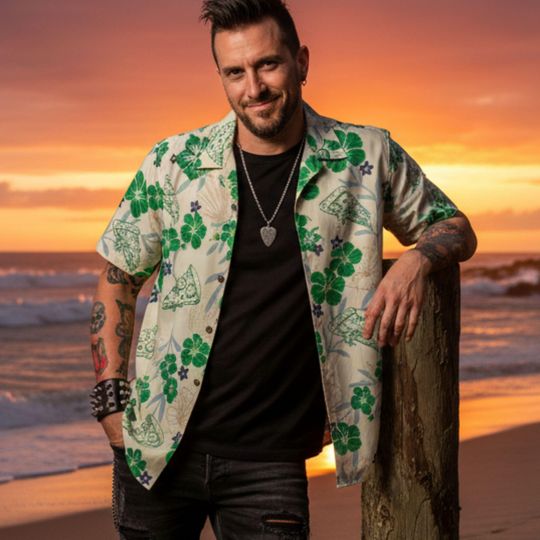 Discover Pizza Hawaiian Shirt Button Down with Pizza Pattern Foodie Clothing