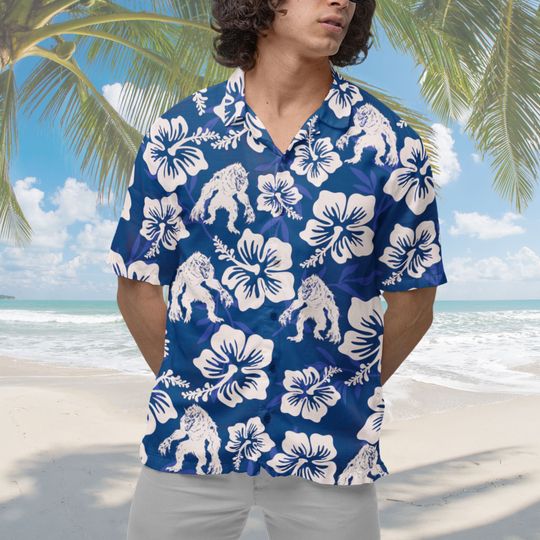 Werewolf Hawaiian Shirt - Cryptid Button-Down Shirt