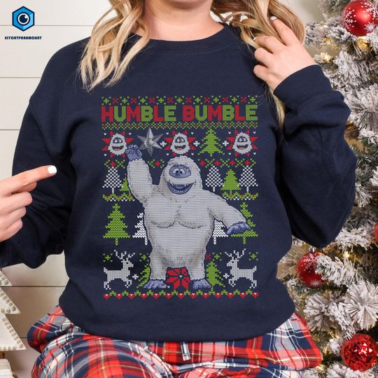 Discover Retro Humble Bumble Sweatshirt | Bumble The Abominable Snowman Sweatshirt | Rudolph Movie Characters Shirt | Bumble Shirt