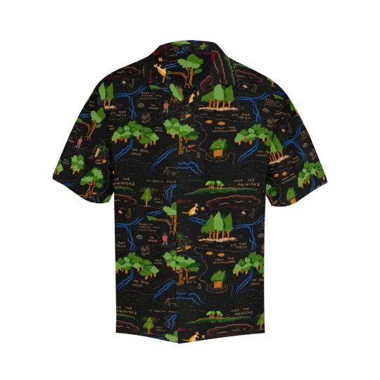 Discover Disney Winnie The Pooh Hundred Acre Wood Hawaiian Shirt