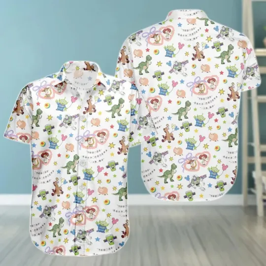Discover Disney Toy Story Buzz And Woody Vacation Family Matching Hawaiian Shirt