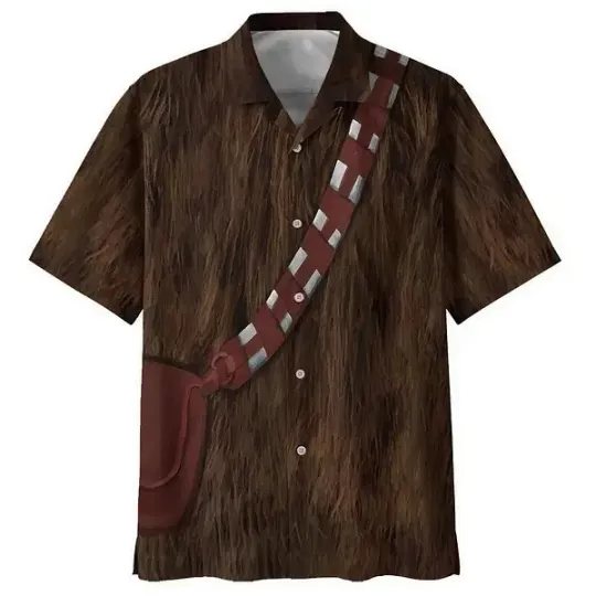 Discover Disney Star Wars Chewbacca Cosplay Halloweeen Hawaiian Shirt