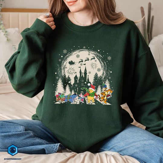 Discover Christmas Winnie The Pooh Shirt, Pooh and Friends Christmas Shirt, Disneyland Christmas Shirt, Christmas Xmas Gifts, Pooh Christmas Shirt