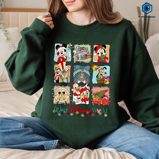 Discover Disneyworld Christmas Shirt, Mickey and Friends Shirt, Disneyland Epcot Shirt, Magic Kingdom Shirt, Disneyland Christmas Shirt,Christmas Tee