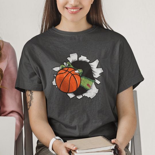 Halloween Basketball Zombie T-Shirt