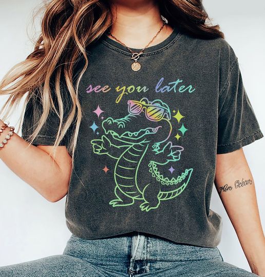 Last Day of School Teacher Shirt, End of Year Comfort Colors Teacher Tshirt, See You Later Alligator Teacher Summer T-Shirt, Teacher Gift