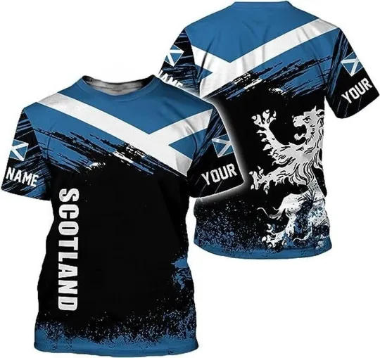 Discover Personalized Scotland Rampant Lion 3D Shirt