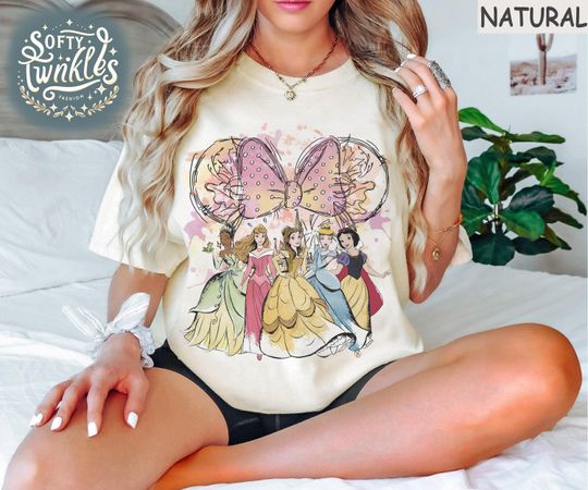Discover Vintage Disney Princess Castle Shirt, Disney Vacation Shirt, Disney Watercolor Tee, Disney Girls Trip, Disneyland Castle Shirt, Disney Shirt