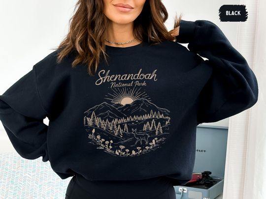 Shenandoah National Park Sweatshirt, Virginia Sweater, Shenandoah Park Crewneck, National Park Gifts, Mountains Appalachian Trail Sweatshirt