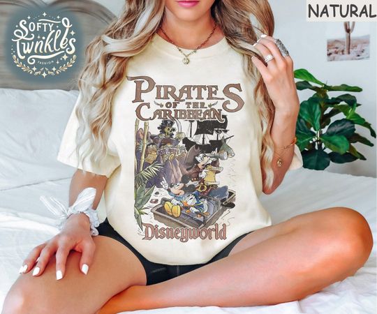 Discover Retro Pirates of the Caribbean Disneyworld Shirt, Mickey and Friends Shirt, Disneyworld Mickey Mouse Shirt, Disney World Trip 2025 Shirt