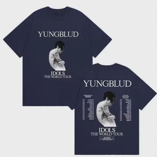 Discover Yung.blud 2025 Concert Idols World Tour Fan Gifts Men Women T-Shirt