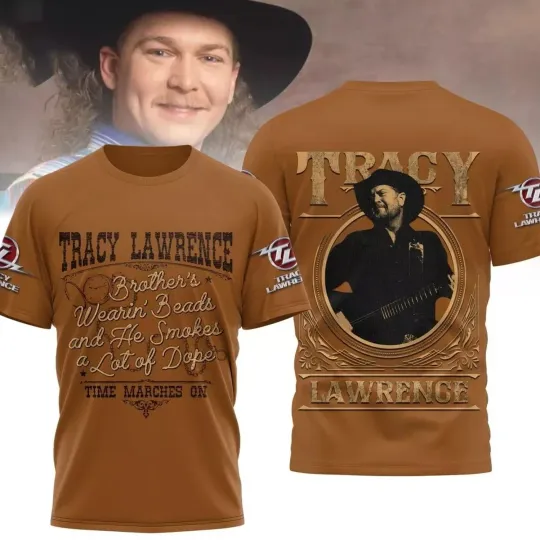 Discover Tracy Lawrence Time Marches On 3D T-Shirt