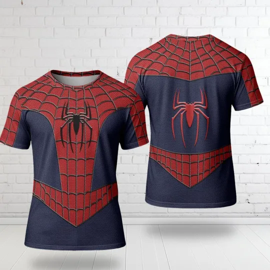 Discover Spider Man Inspired Halloween Costume Hoodie, Peter Parker Cosplay Costume Sweat