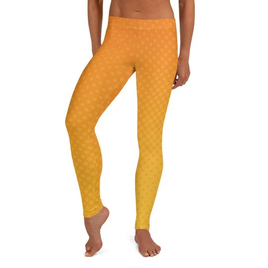 Discover Candy Apple Leggings – Soft Stretchy High Waist Yoga Pants for Women
