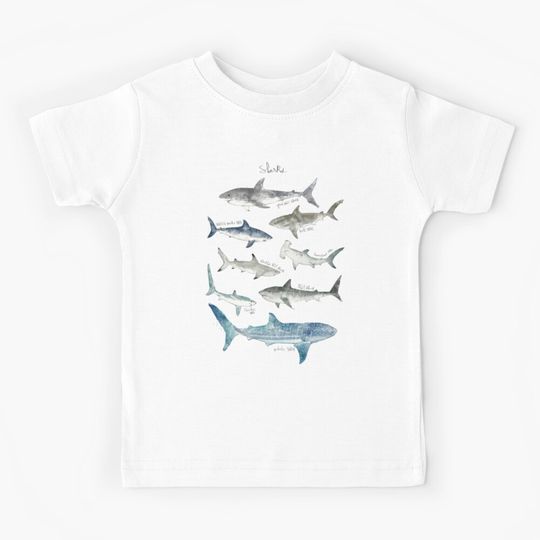 Discover Sharks Kids T-Shirt