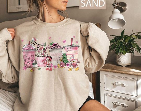 Discover Retro Disney Mickey And Friends Christmas Coffee Shirt, Disney Mickey'S Very Merry Christmas Party 2024 Shirt, Disney Family Christmas Tees