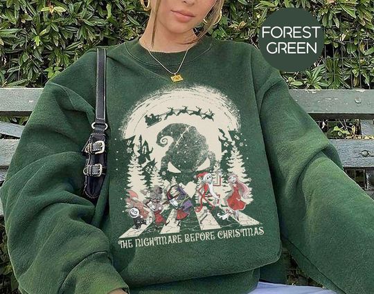 Vintage Nightmare Before Christmas Shirt, Jack Skellington Tee, Locck & Bak Shorrel Shirt, Chrismas Party, Disneyland Xmas Trip Shirt