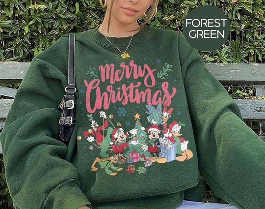 Discover Retro Mickey's Very Merry Christmas Party Shirt, Disneyworld Christmas Shirt, Mickey Christmas Sweatshirt, Mickey and Friends Christmas